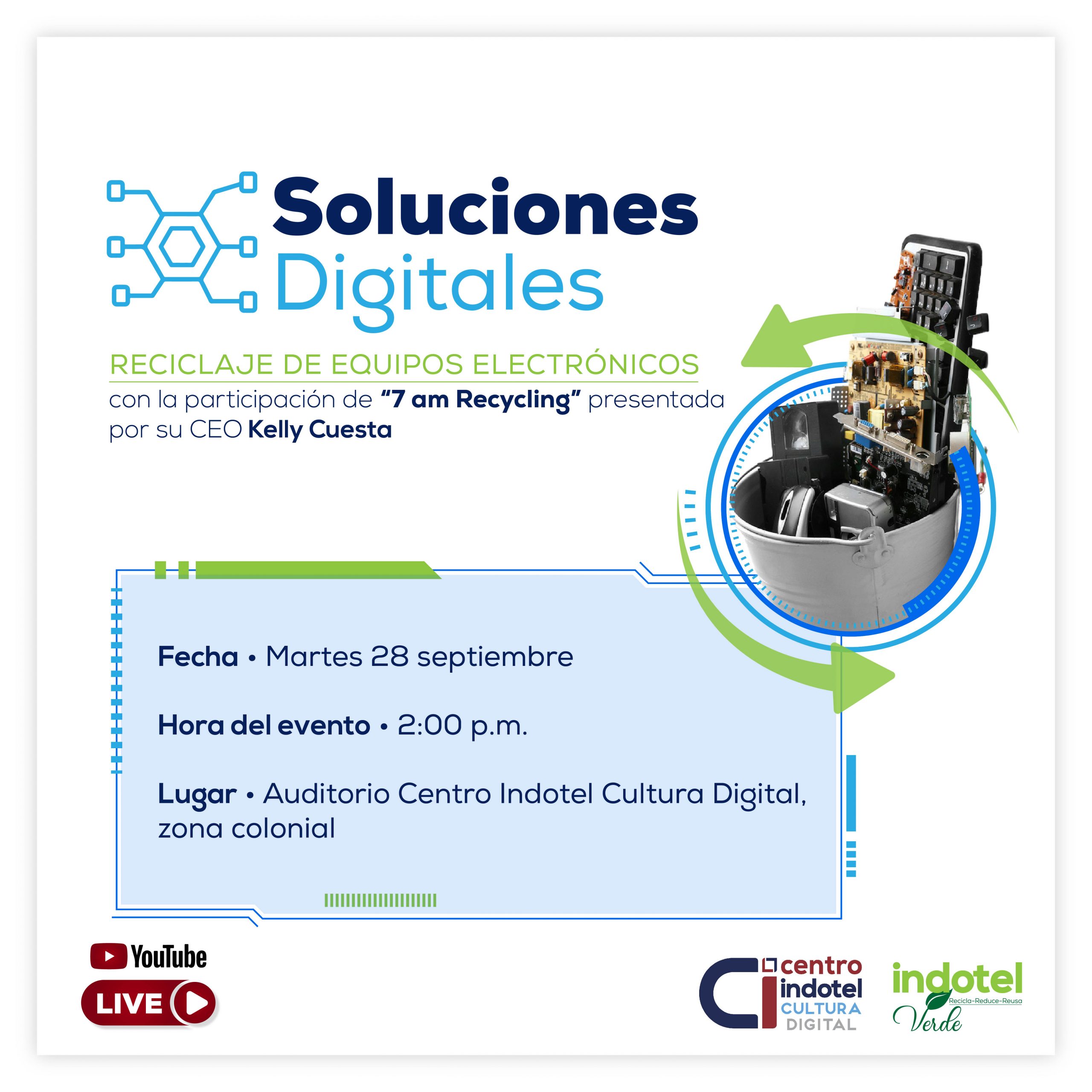 Soluciones Digitales, manejo de desechos electrónicos